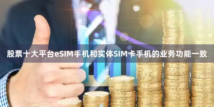 股票十大平台eSIM手机和实体SIM卡手机的业务功能一致