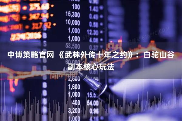 中博策略官网 《武林外传十年之约》：白驼山谷副本核心玩法